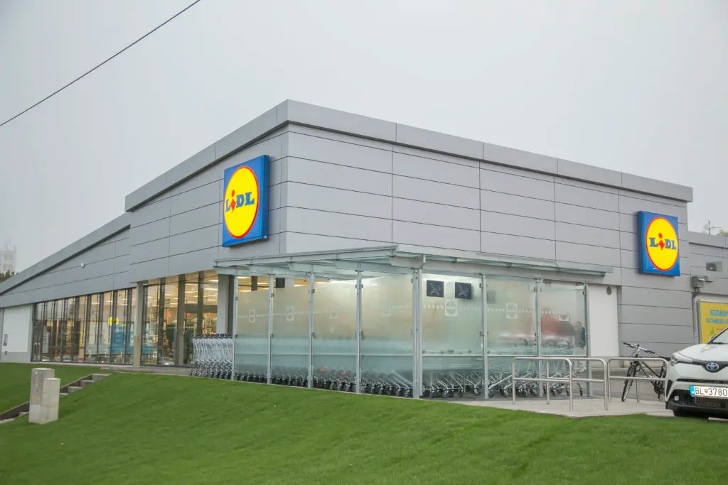 Potraviny Lidl Poprad pri penzióne Alma